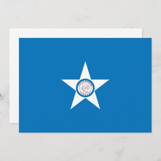 vlag van de stad Houston (Voorkant / Achterkant)