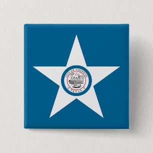 Vlag van de stad Houston, Button Texas