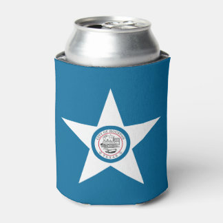 Vlag van de stad Houston, Koelbox Texas Blikjeskoeler