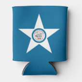 Vlag van de stad Houston, Koelbox Texas Blikjeskoeler (Voorkant)