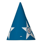 Vlag van de stad Houston, Texas Feesthoed Feesthoedjes (Rechts)