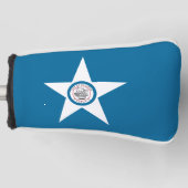 Vlag van de stad Houston, Texas Golf Head Cover (Voorkant)