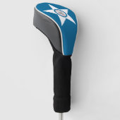 Vlag van de stad Houston, Texas Golf Head Cover (Schuin)