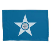 Vlag van de stad Houston, Texas Pillow Hoesje Kussensloop (Voorkant)