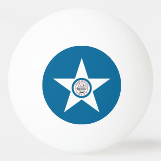 Vlag van de stad Houston, Texas Ping-Pong Bal Pingpongbal