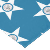 Vlag van de stad Houston, Texas Tafelkleed (Gekanteld)