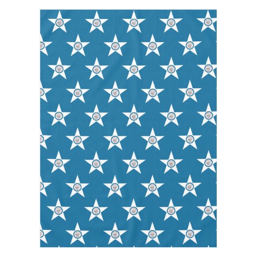 Vlag van de stad Houston, Texas Tafelkleed (Voorkant)