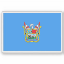 Vlag van de stad Huacho, Peru Sticker