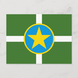 Vlag van de stad Jackson, Briefkaart Mississippi