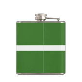 Vlag van de stad Jackson, Mississippi Hip Flask Heupfles (Achterkant)