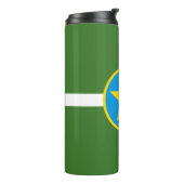 Vlag van de stad Jackson, Mississippi Thermal Tumb Thermosbeker (Gedraaid links)