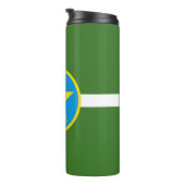 Vlag van de stad Jackson, Mississippi Thermal Tumb Thermosbeker (Geroteerd rechts)