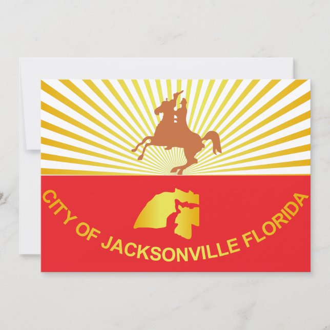 vlag van de stad Jacksonville (Voorkant)