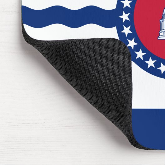 Vlag van de stad Jefferson, Missouri Muismat (Hoek)