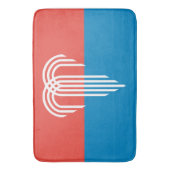 Vlag van de stad Kansas (Missouri) Badmat (Voorkant Verticaal)