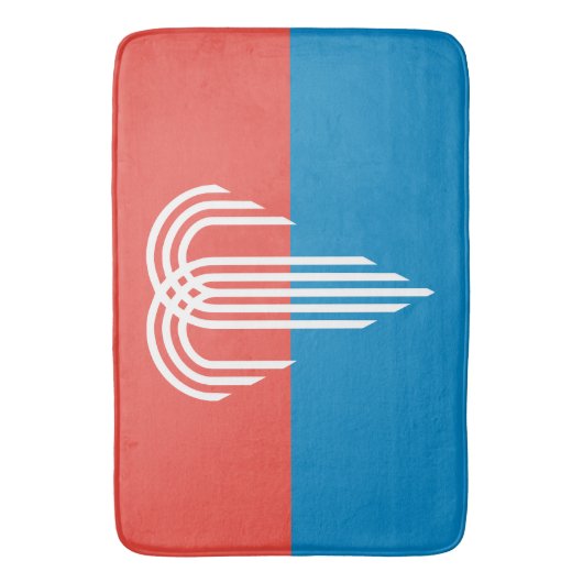 Vlag van de stad Kansas (Missouri) Badmat (Voorkant Verticaal)