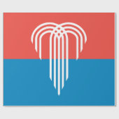 Vlag van de stad Kansas (Missouri) Cadeaupapier (Vlak)