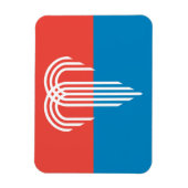 Vlag van de stad Kansas (Missouri) Magneet (Verticaal)