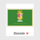 Vlag van de stad León, Guanajuato, Mexico Sticker (Vel)