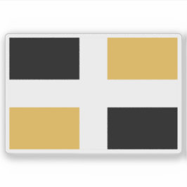 Vlag van de stad Lévis, Quebec, Canada Sticker
