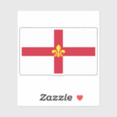 Vlag van de stad Lincoln, Engeland Sticker (Vel)