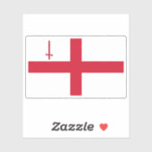 Vlag van de stad Londen, Engeland Sticker (Vel)