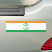 Vlag van de stad Miami (Florida) Bumpersticker (Op auto)