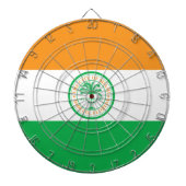 Vlag van de stad Miami (Florida) Dartbord (Voorkant)