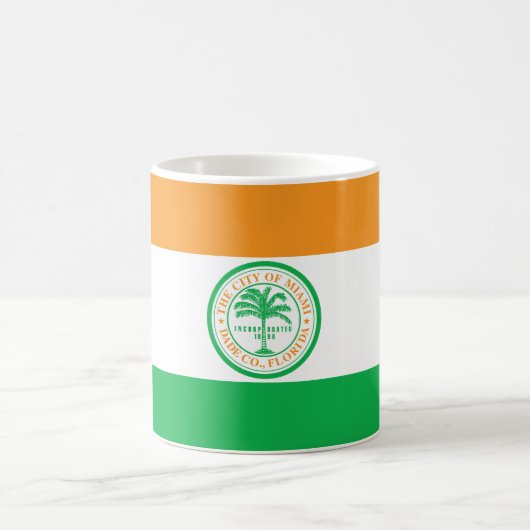 Vlag van de stad Miami (Florida) Koffiemok (Center)