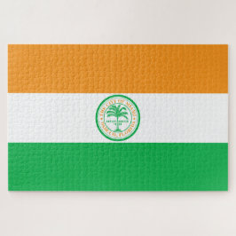 Vlag van de stad Miami (Florida) Legpuzzel
