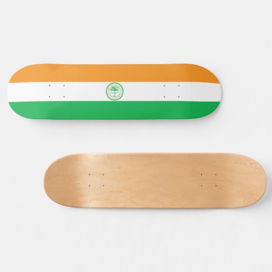 Vlag van de stad Miami (Florida) Persoonlijk Skateboard (Horizontaal)