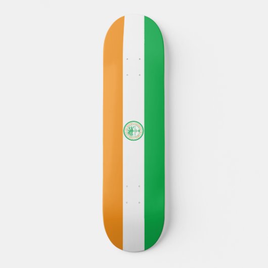 Vlag van de stad Miami (Florida) Persoonlijk Skateboard (Voorkant)