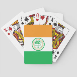 Vlag van de stad Miami (Florida) Pokerkaarten