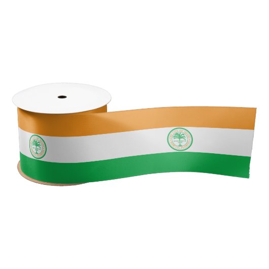 Vlag van de stad Miami (Florida) Satijnen Lint (Spoel)