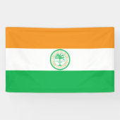 Vlag van de stad Miami (Florida) Spandoek (Horizontaal)