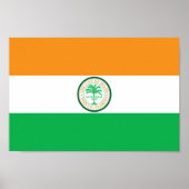 Vlag van de stad Miami Poster (Voorkant)