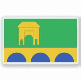 Vlag van de stad Monmouth, Wales Sticker