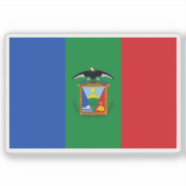 Vlag van de stad Moquegua, Peru Sticker