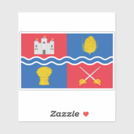 Vlag van de stad Newbury Sticker