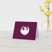 Vlag van de stad Phoenix - Arizona Kaart (Gele Bloem)