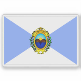 Vlag van de stad Pisco, Peru Sticker