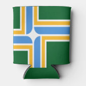 vlag van de stad Portland (Oregon) Blikjeskoeler (Voorkant)
