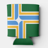 vlag van de stad Portland (Oregon) Blikjeskoeler (Achterkant)