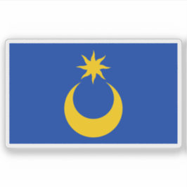 Vlag van de stad Portsmouth, Engeland Sticker