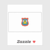 Vlag van de stad Puebla de Zaragoza, Mexico Sticker (Vel)