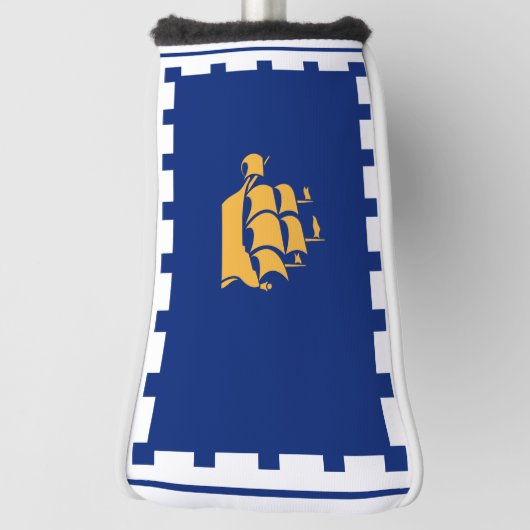 Vlag van de stad Quebec Golfheadcover (Draai 90)