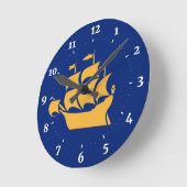 Vlag van de stad Quebec Ronde Klok (Hoek)