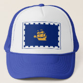 Vlag van de stad Quebec Trucker Pet (Voorkant)