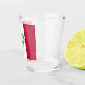 vlag van de stad Raleigh Shot Glas (Rechts)