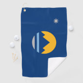 vlag van de stad Reno (Nevada) Golfhanddoek (Insitu)
